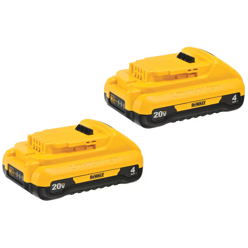 20 -Volt 2 -Pack Lithium-Ion ( 4 Ah 4 Ah Battery )