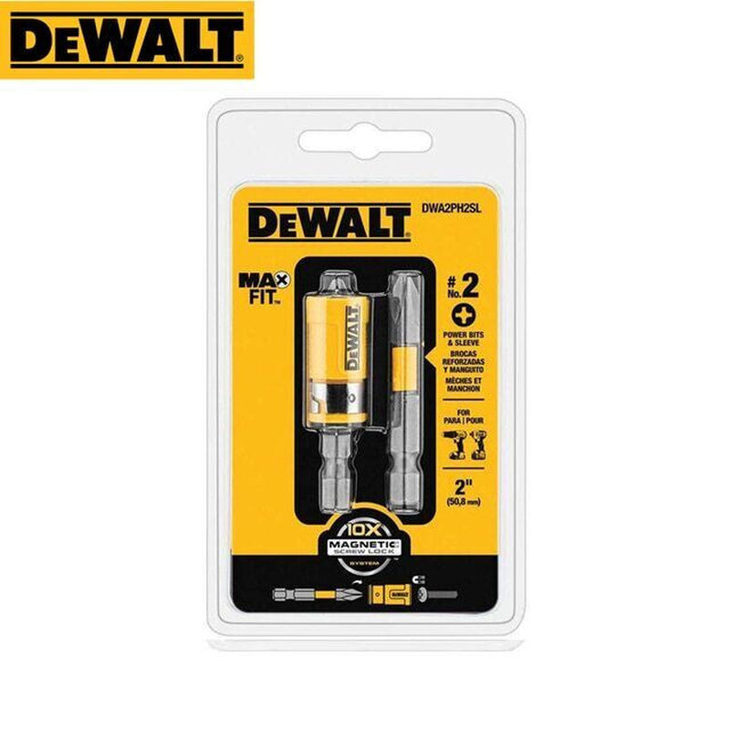 DEWALT DWA2PH2SL MAXFIT Phillips Power Set Sleeve Impact Driver Bits Pivoting