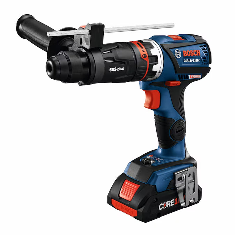 18-Volt 1/2-In Keyless Brushless Right Angle Cordless Drill 1 -Batteries Included (Soft Bag Included)