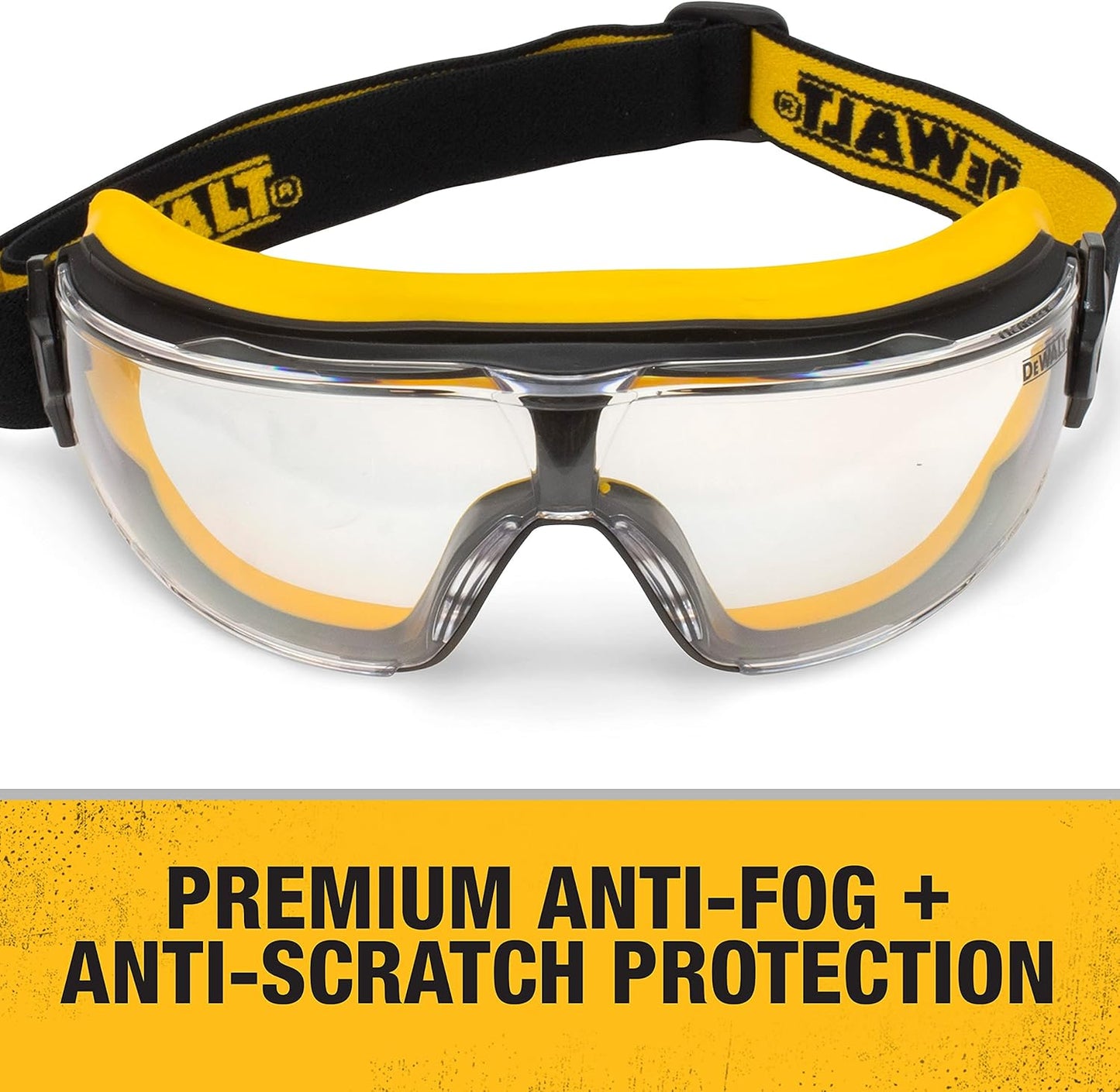 DEWALT Safety Goggles, Clear, Anti-Fog, DPG84 - Insulator