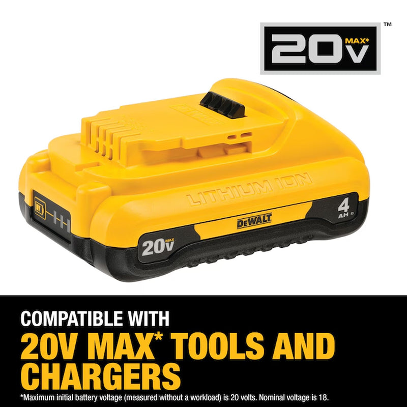 20 -Volt 2 -Pack Lithium-Ion ( 4 Ah 4 Ah Battery )