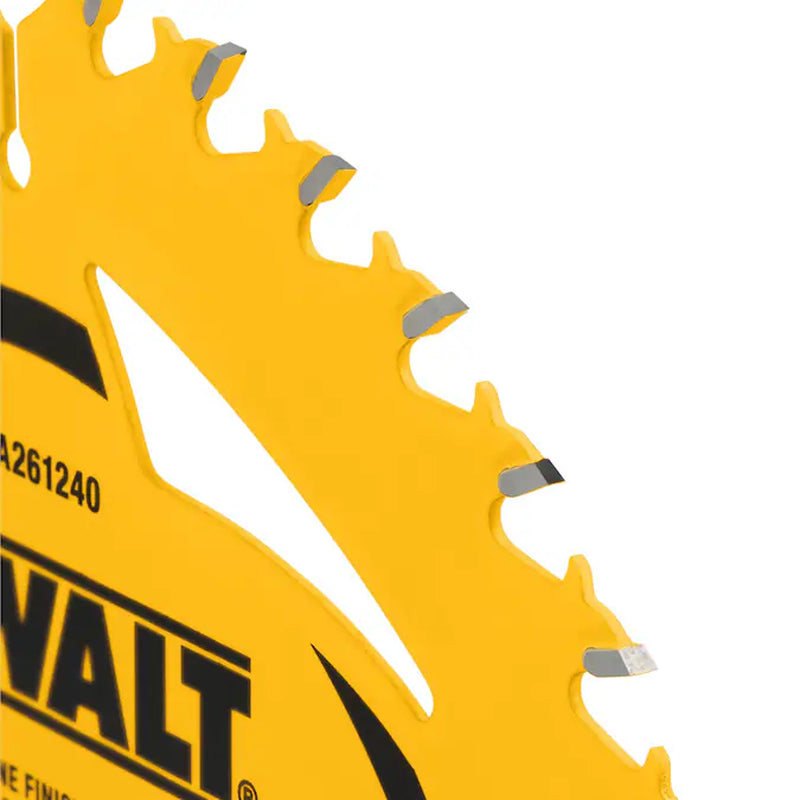 6-1/2-In 40 -Tooth Fine Finish Tungsten Carbide-Tipped Steel Circular Saw Blade Individual