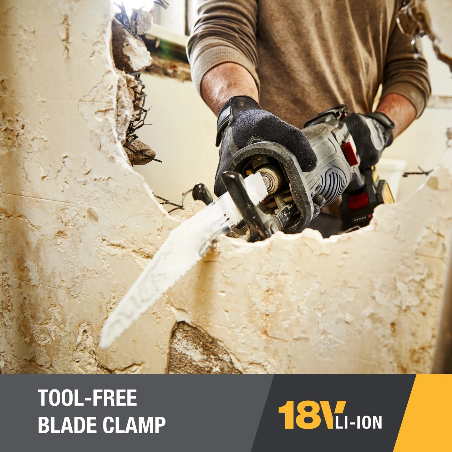 Caterpillar Cat® DX52 18V Cordless Brushless Reciprocating Saw with 3000 SPM Variable Speed