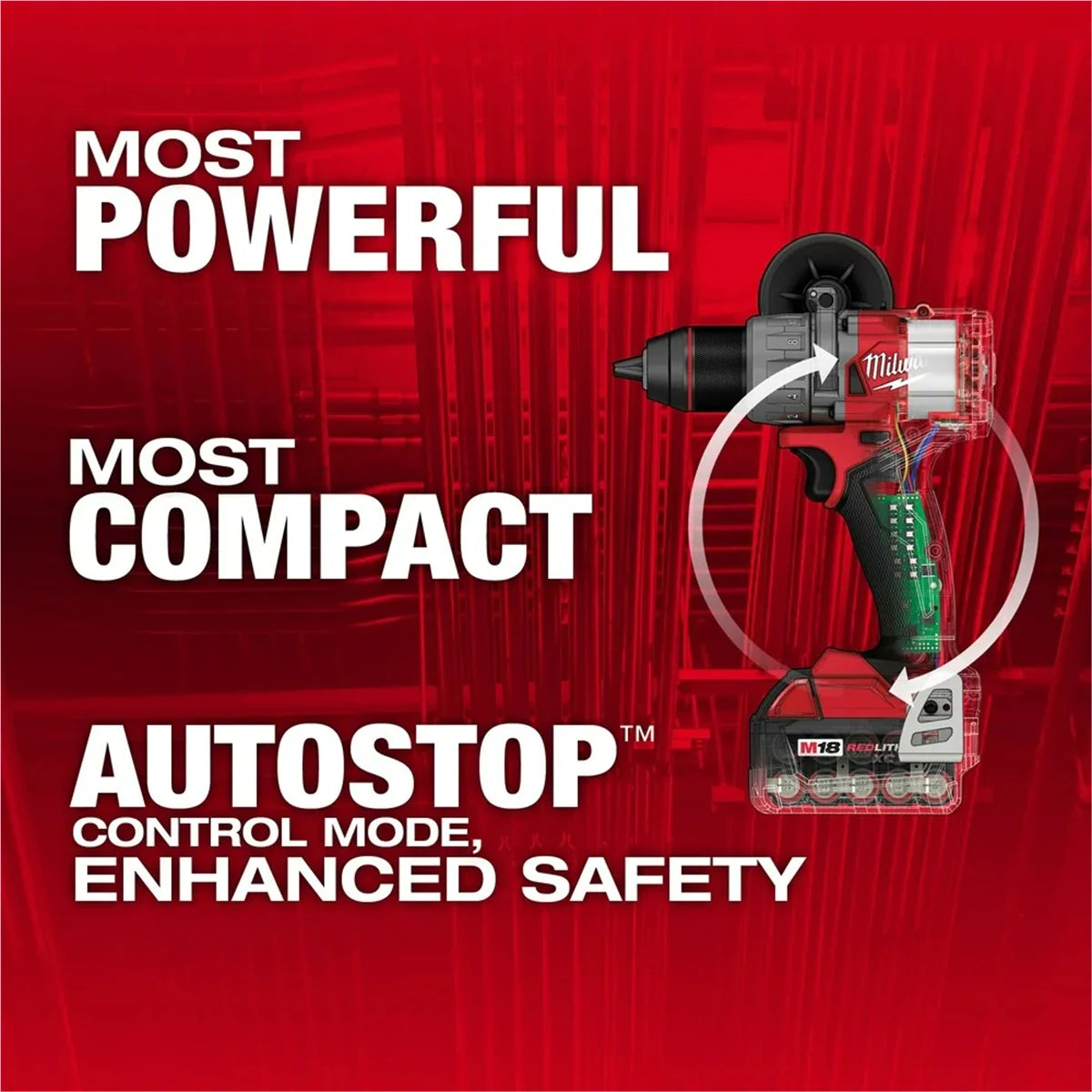 M18 18V, 5.0Ah 1/2 in Cordless Drill Driver, 2000 RPM