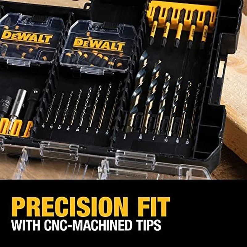 Flextorq 100-Piece Impact Driver Bit Set DWANGFT100SET