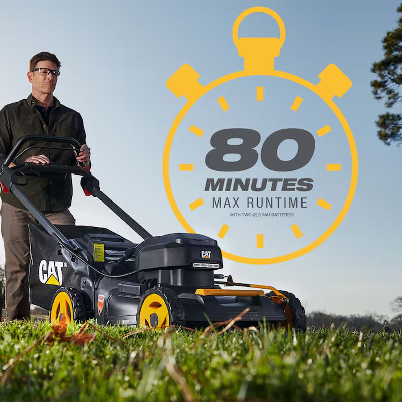 60-Volt, (1) 5 Ah Battery 21-In Push Walk Mower With