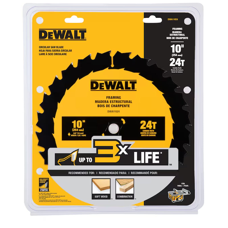 Large Diameter Saw Blades 10-In 80 -Tooth Fine Finish Tungsten Carbide-Tipped Steel Miter/Table Saw Blade Individual
