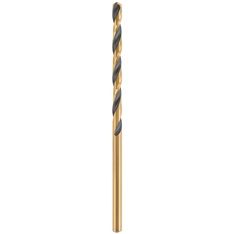 2 -Piece 1/8-In X 2-3/4-In Black and Gold Coated HSS Jobber Length Twist Drill Bit