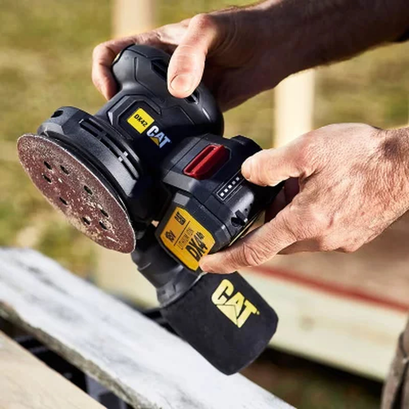 CAT 18 Volts Cordless Variable Random Orbital Sander with Dust Management (Bare Tool)