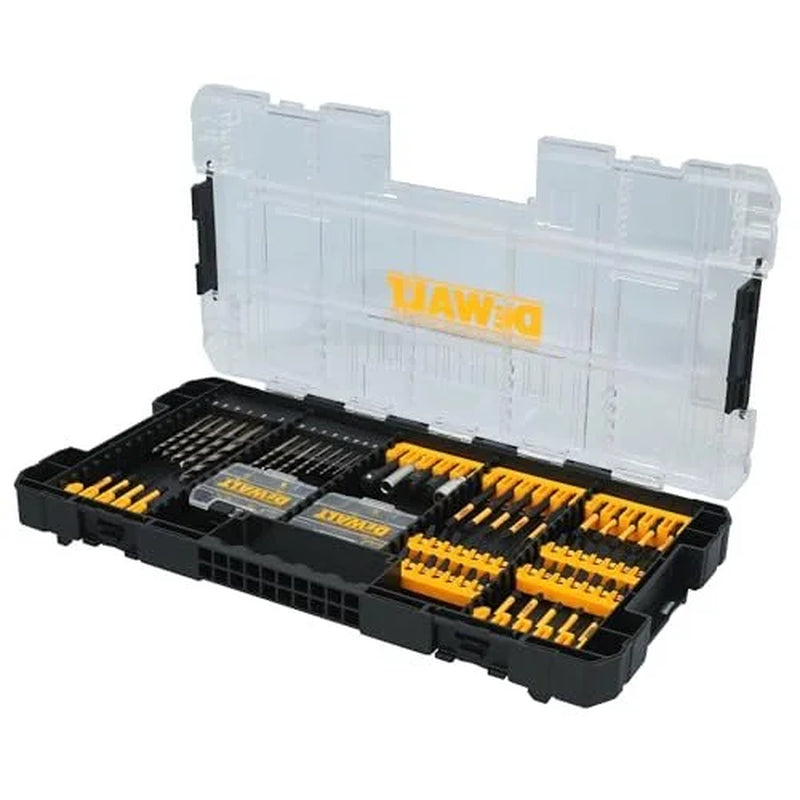 Flextorq 100-Piece Impact Driver Bit Set DWANGFT100SET