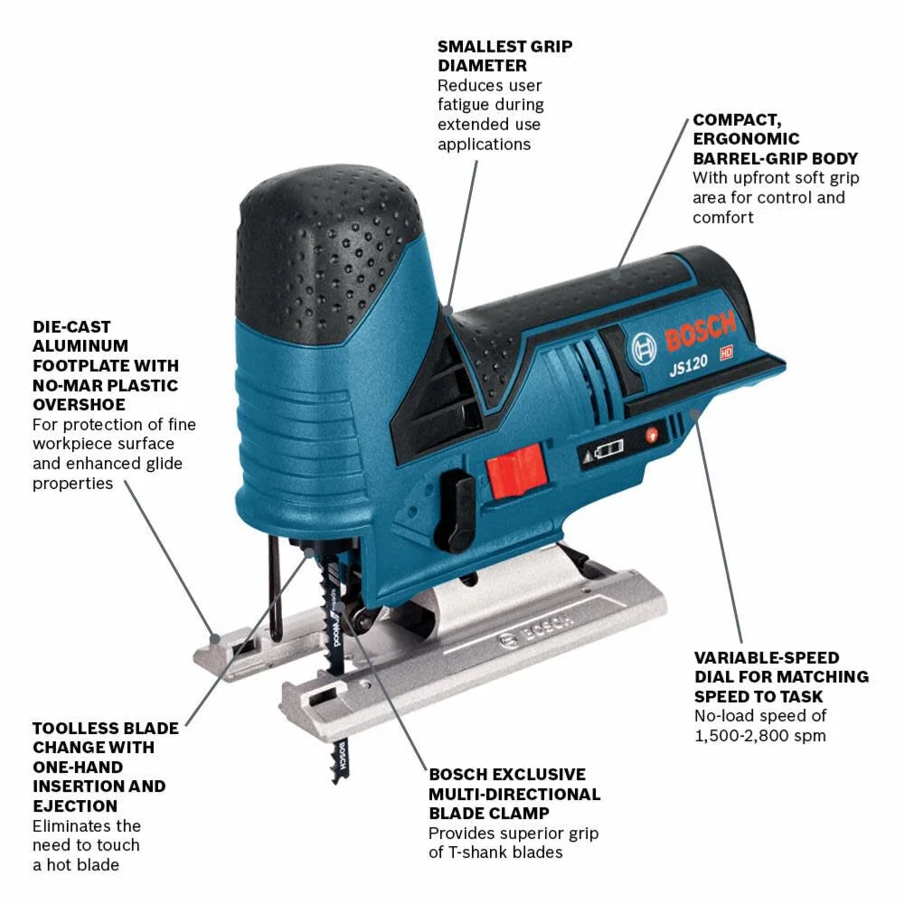 12V Max Jig Saw Barrel Grip (Bare Tool)