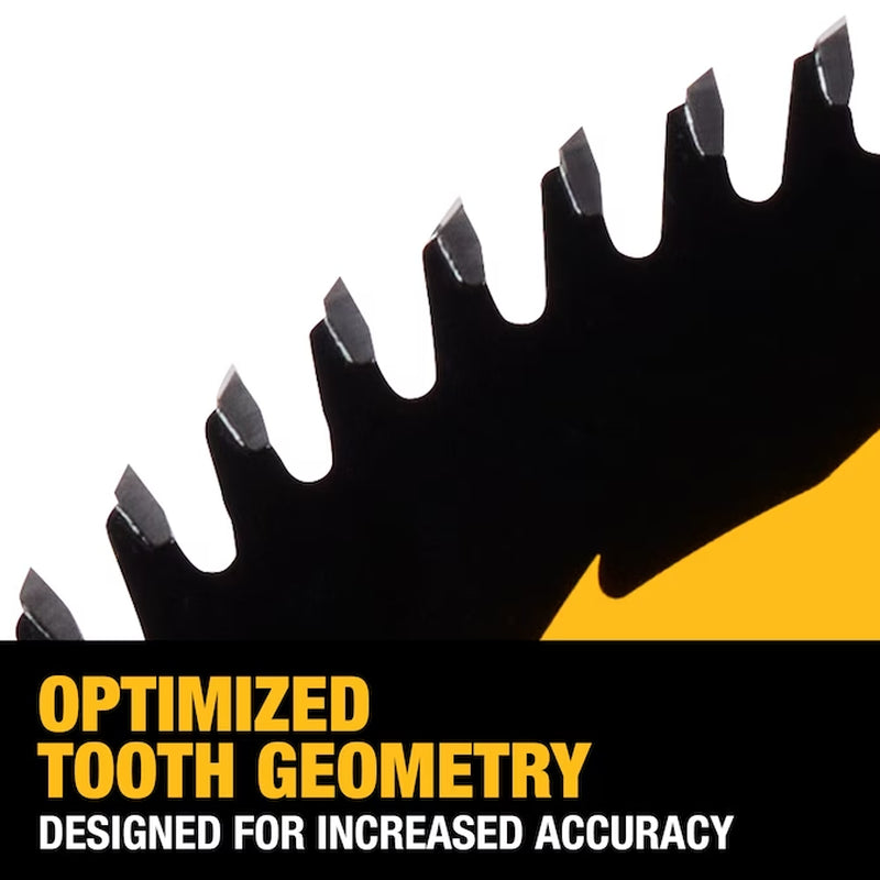 Large Diameter Saw Blades 10-In 80 -Tooth Fine Finish Tungsten Carbide-Tipped Steel Miter/Table Saw Blade Individual