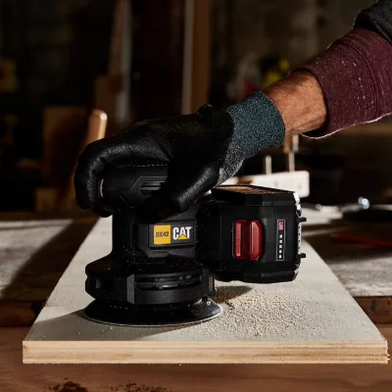 CAT 18 Volts Cordless Variable Random Orbital Sander with Dust Management (Bare Tool)