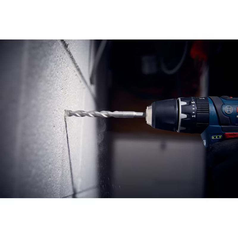 Impact Tough 7 -Piece High-Speed Steel Masonry Drill Bit Set for Hammer Drill