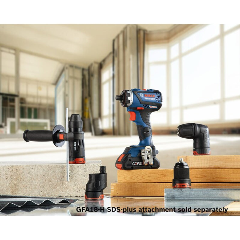 18-Volt 1/2-In Keyless Brushless Right Angle Cordless Drill 1 -Batteries Included (Soft Bag Included)