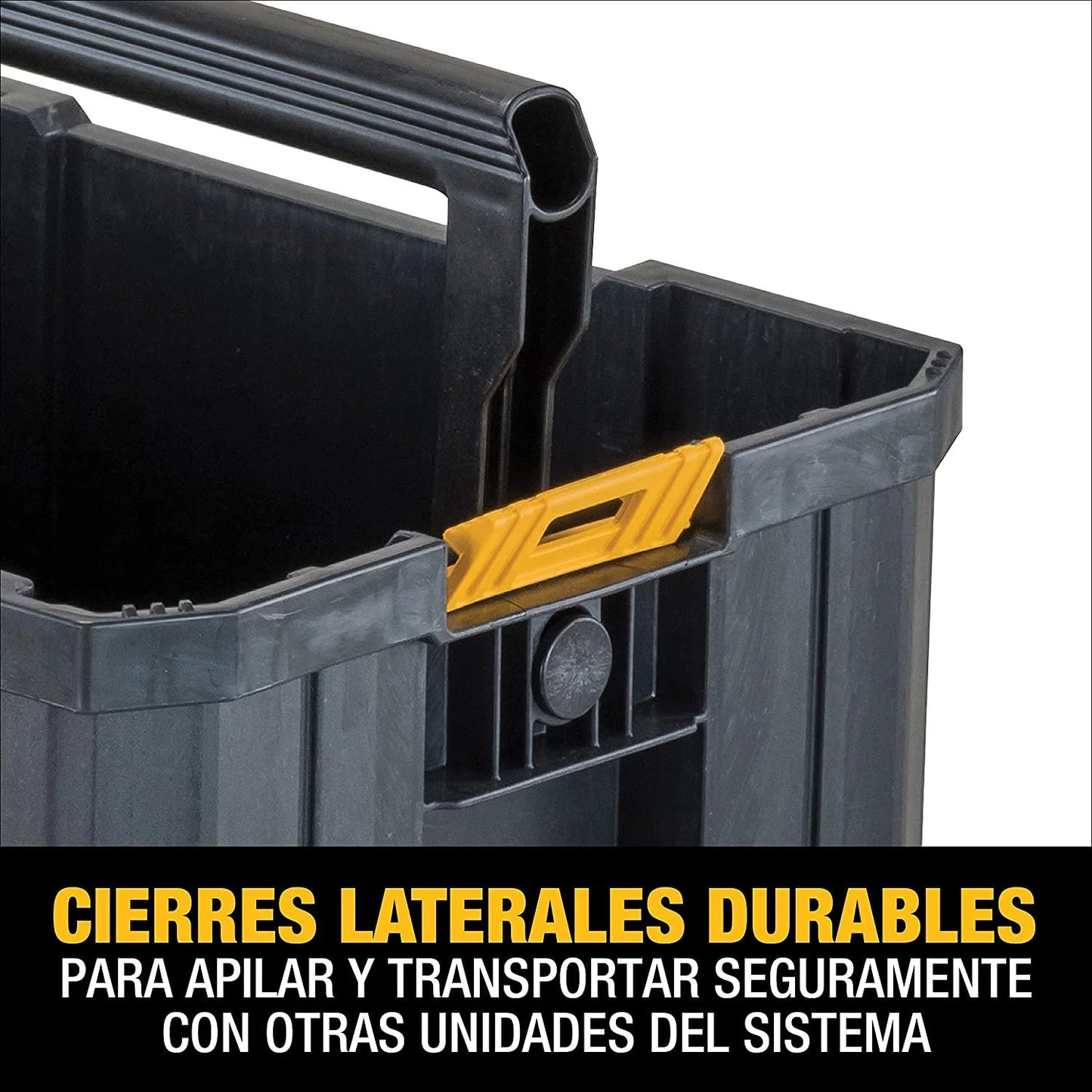 Durable Tool Boxes & Organizers, Black Yellow, 19.75" X 15.75" X 11.75", 3.98 Lbs