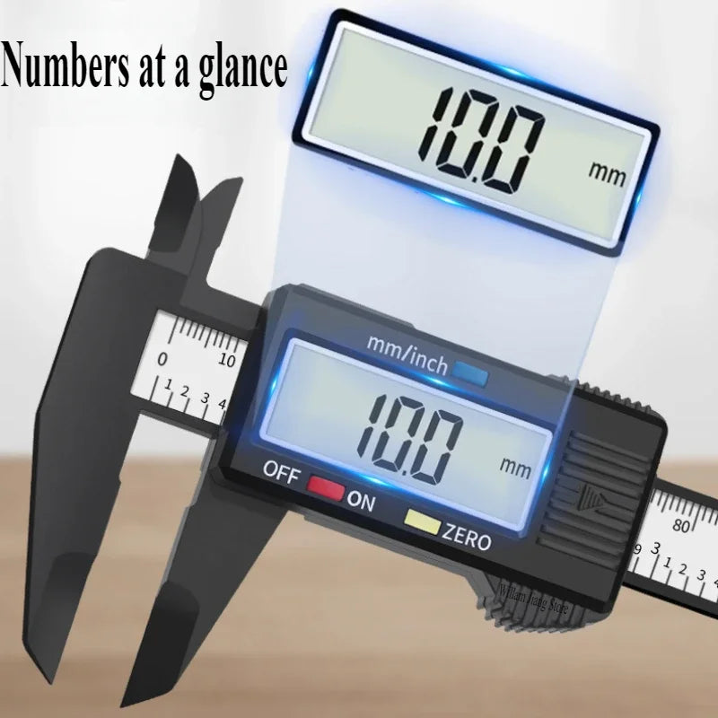 Vernier Digital Caliper Tools Calibrator Pied a Coulisse Inspection Tool Work Measurement Measurement Analysis Instrument Gauge