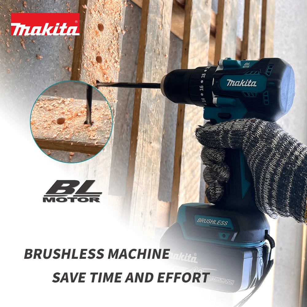 Makita DDF487 Cordless Drills 1700rpm No Battery Impact Drill Cordless 10mm Electric Screwdriver Makita 18V Battery Power Tool