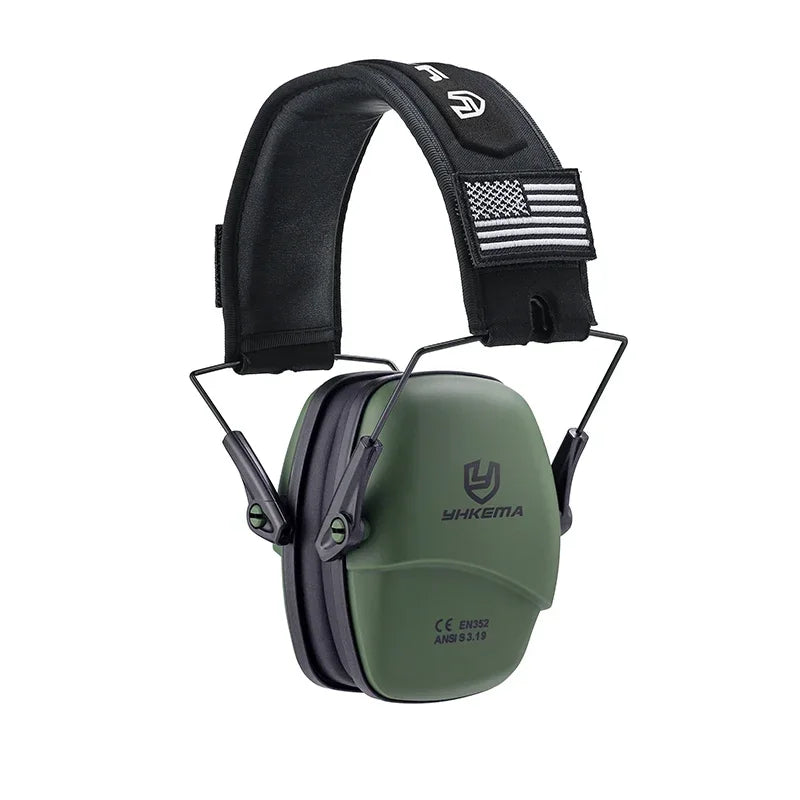YHKEMA Noise-Canceling Safety Earmuffs – Adjustable Hearing Protection for Shooting, Work & Industrial Use