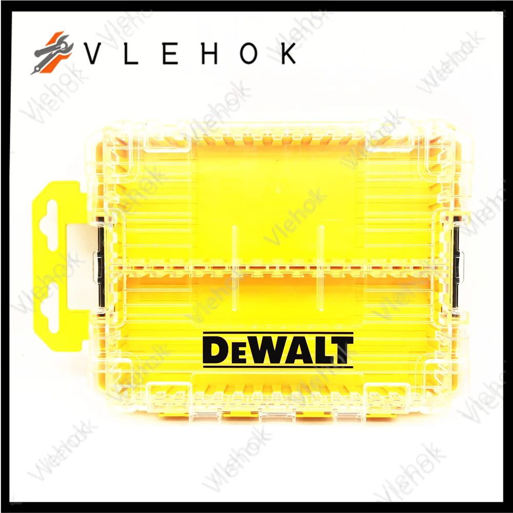 DEWALT Drill Parts Storage Box Bit Holder Baffle Electric Power Tools Accessories Stackable Tough Case DT70803