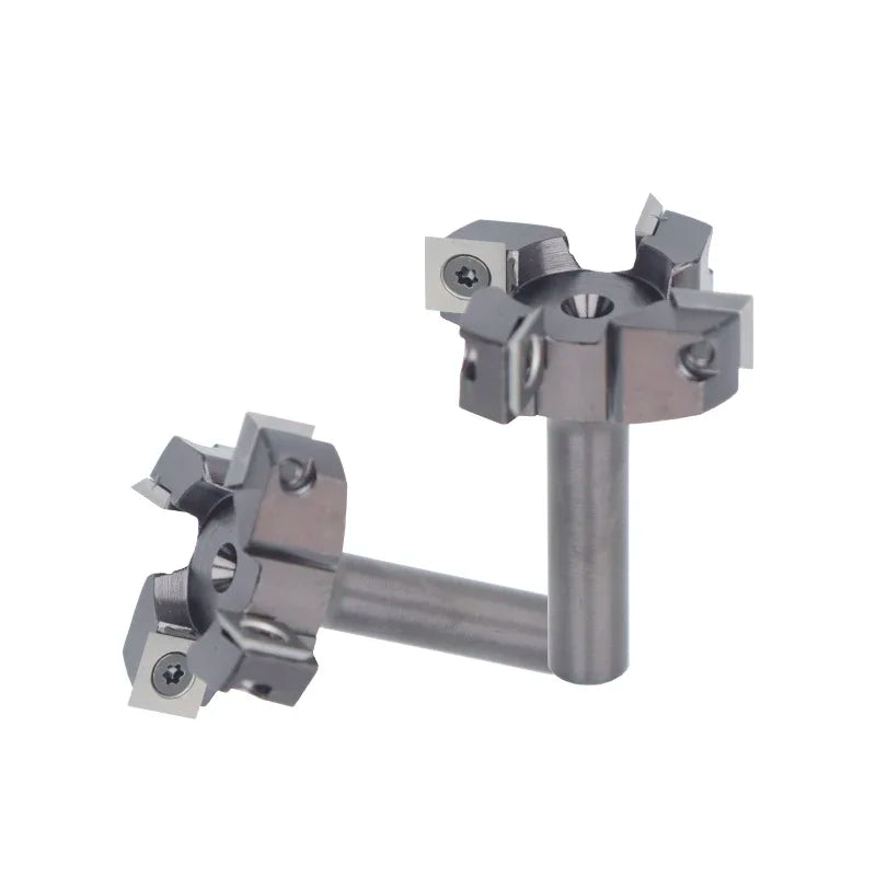 Flutes Milling Cutter T-Style CNC Spoilboard Surfacing Bits Diameter 60mm Facing End Mill