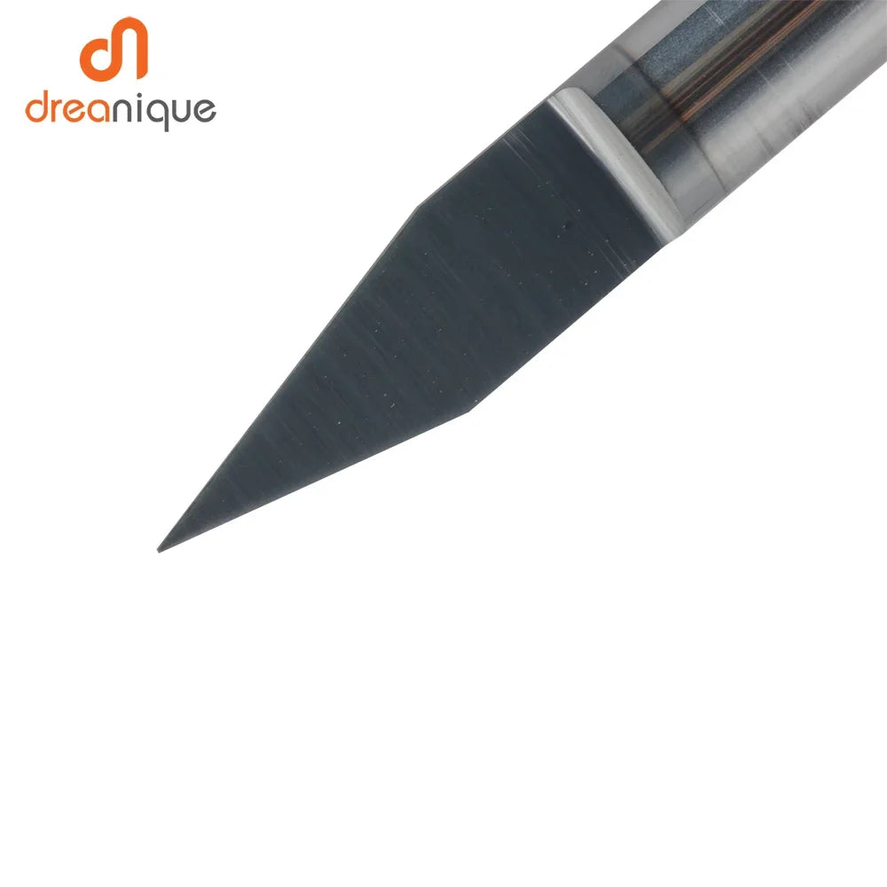 Dreaique 7pcs/set 6mm Shank Solid Carbide Router Bits Essential Kit End Mill Set CNC Engraving Bits Milling Cutter Woodwork Set