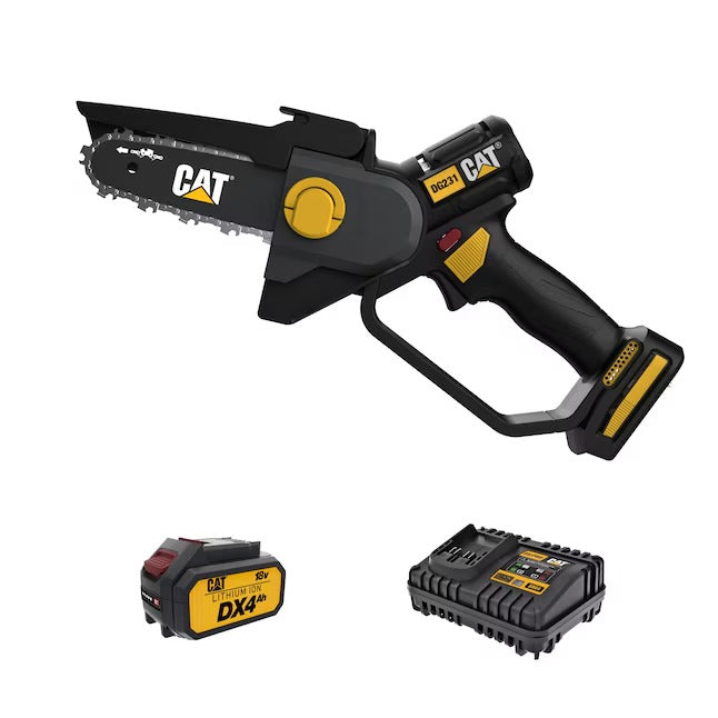 CAT DG231 18V Brushless Cordless 5" Pruning Saw with 4Ah Battery & Charger