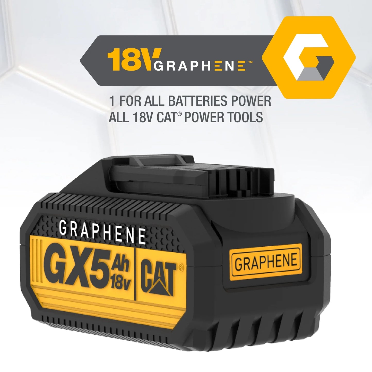 Caterpillar Cat® GXB5 18V 1 for ALL 5Ah Graphene Battery