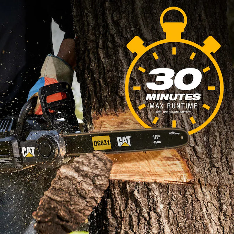 60-Volt Max 18-In Battery 5 Ah Chainsaw Battery Included Charger Included
