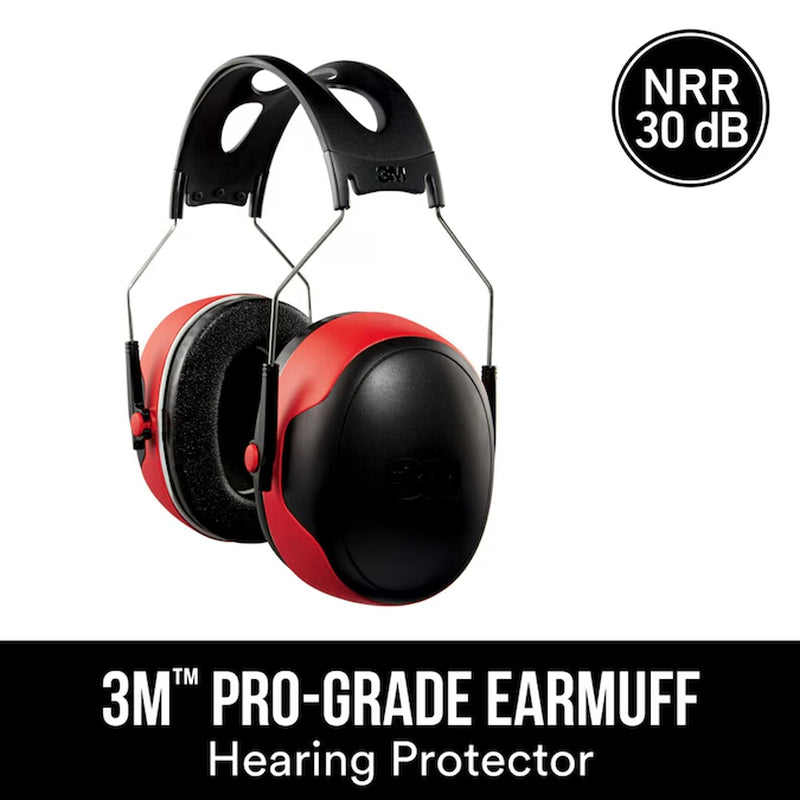 Pro Grade Earmuff Reusable Cordless Hearing Protection Earmuffs Noise Reduction Rating (NRR) of 30 Db Db Noise Reduction Rating