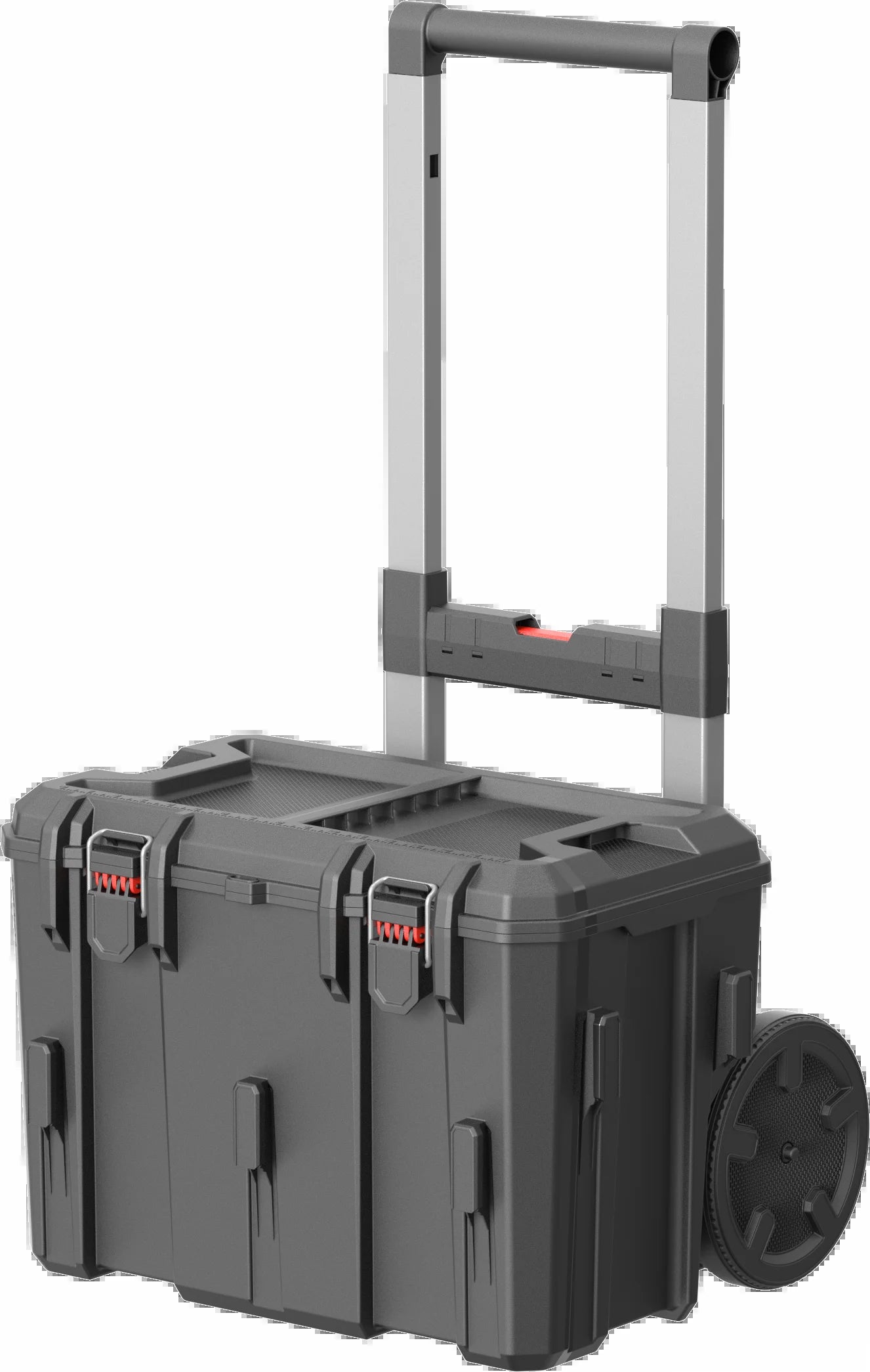 Hyper Stack Heavy Duty 3 Piece Modular Rolling Toolbox System, Black