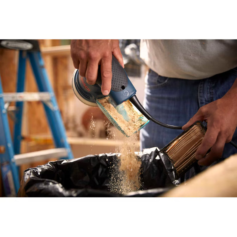 120-Volt 2.5 -Amp Variable Speed Random Orbital Sander with Dust Management
