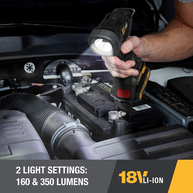 350 -Lumens LED Battery-Operated Rechargeable Portable Work Light