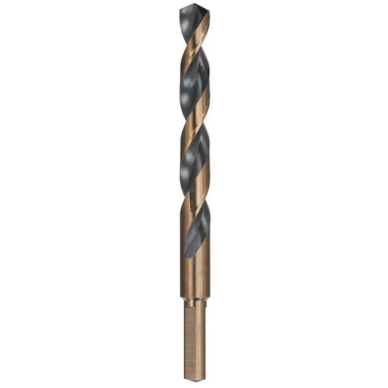 1/2-In X 6-1/8-In Black and Gold Coated HSS Jobber Length Twist Drill Bit