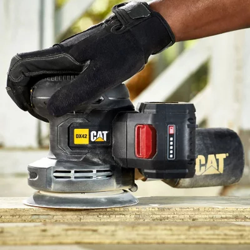 CAT 18 Volts Cordless Variable Random Orbital Sander with Dust Management (Bare Tool)