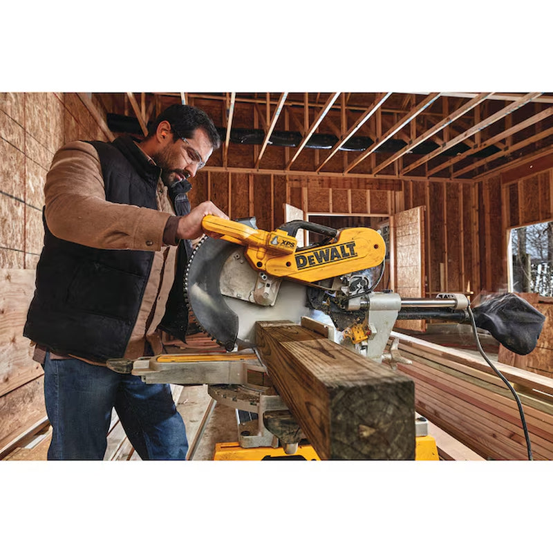 12-In 15-Amp Dual Bevel Sliding Compound Corded Miter Saw