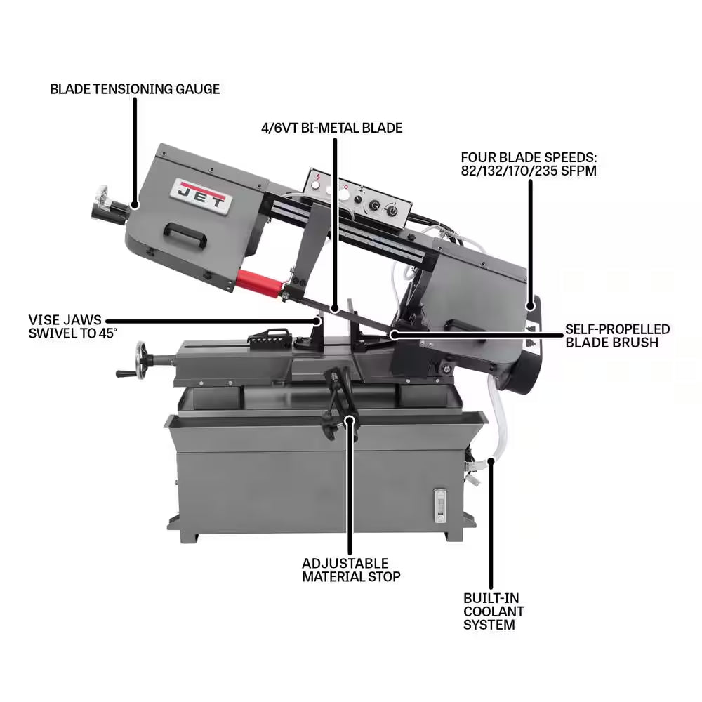 HBS-916W 9 Ft. X 16 Ft. Horizontal Bandsaw