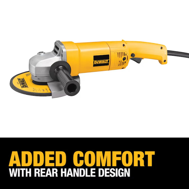 7-In 13-Amp Trigger Switch Angle Grinder