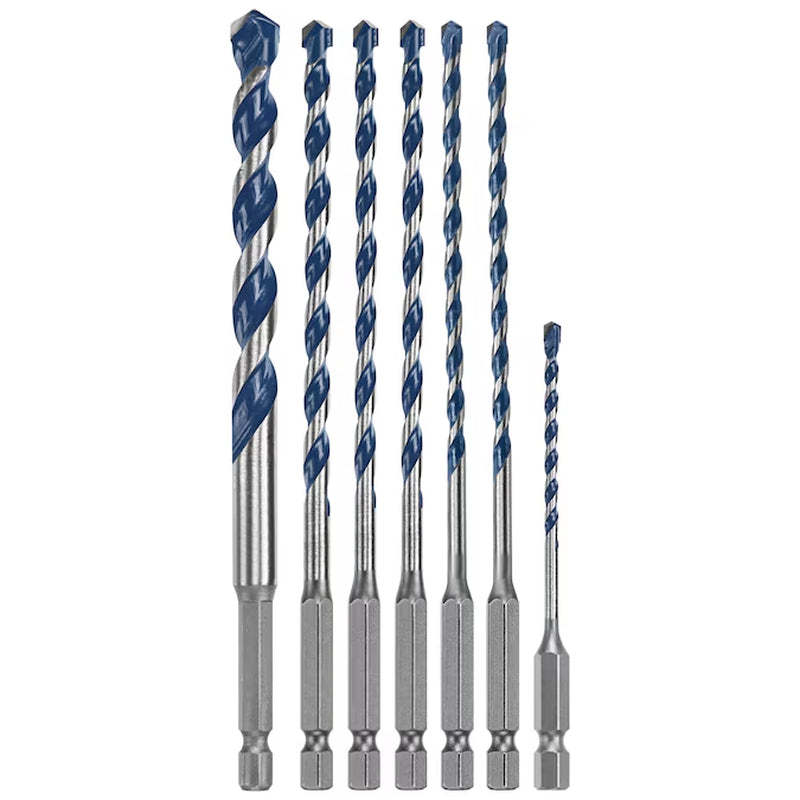 Blue Xtreme 1/2-In X 6-In Carbide Masonry Drill Bit for Hammer Drill