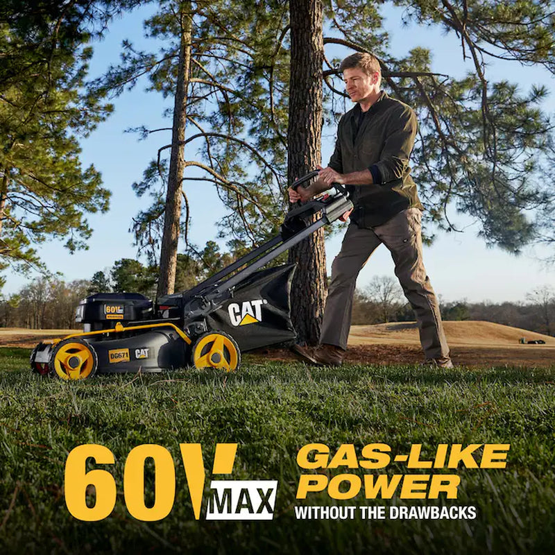60-Volt, (1) 5 Ah Battery 21-In Push Walk Mower With