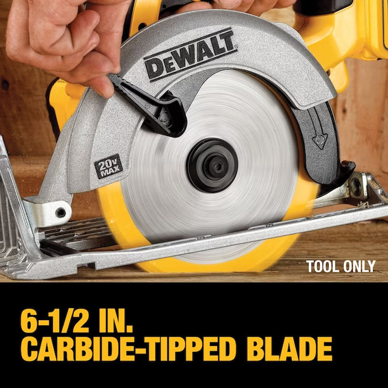 20-Volt Max 6-1/2-In Cordless Circular Saw