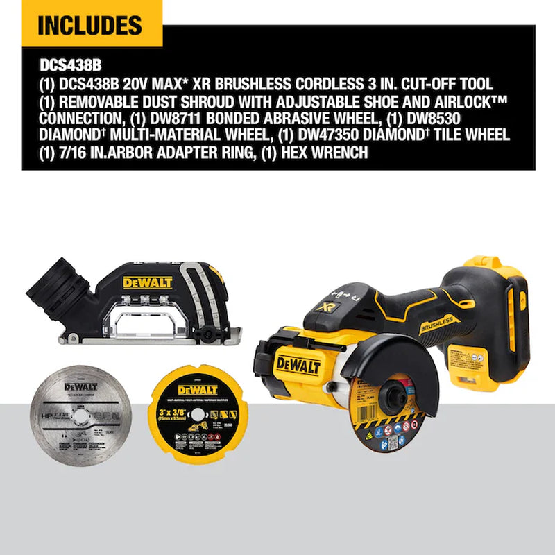 XR 3-In 20-Volt Max Trigger Switch Brushless Cordless Cut-Off Tool