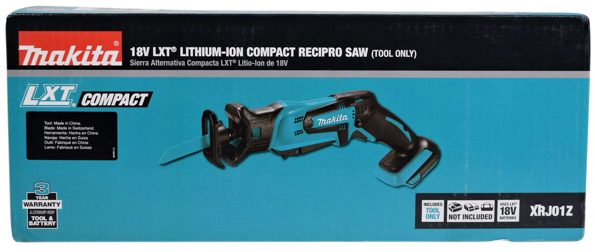 XRJ01Z - LXT 1/2" 18V Cordless Variable Speed Rear-Handle Compact Reciprocating Saw Bare Tool