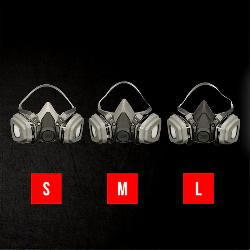 Grey Reusable P95 Medium Multi-Purpose Half Face Respirator