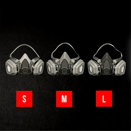 Grey Reusable P95 Medium Multi-Purpose Half Face Respirator