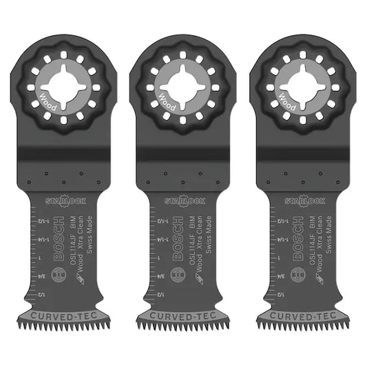 Starlock 3 -Pack Bi-Metal Oscillating Tool Blade