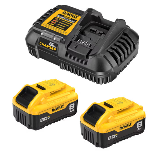 20 -Volt 2 -Pack Lithium-Ion ( 8 Ah 8 Ah Battery and Charger )