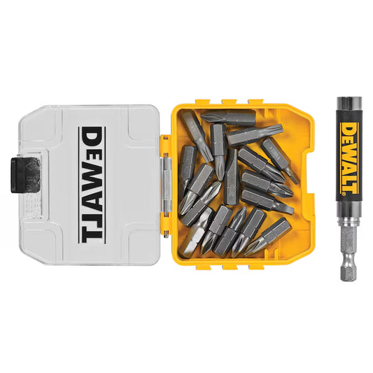 18 -Pack Magnetic Screwdriving Bit Drive Guide Set