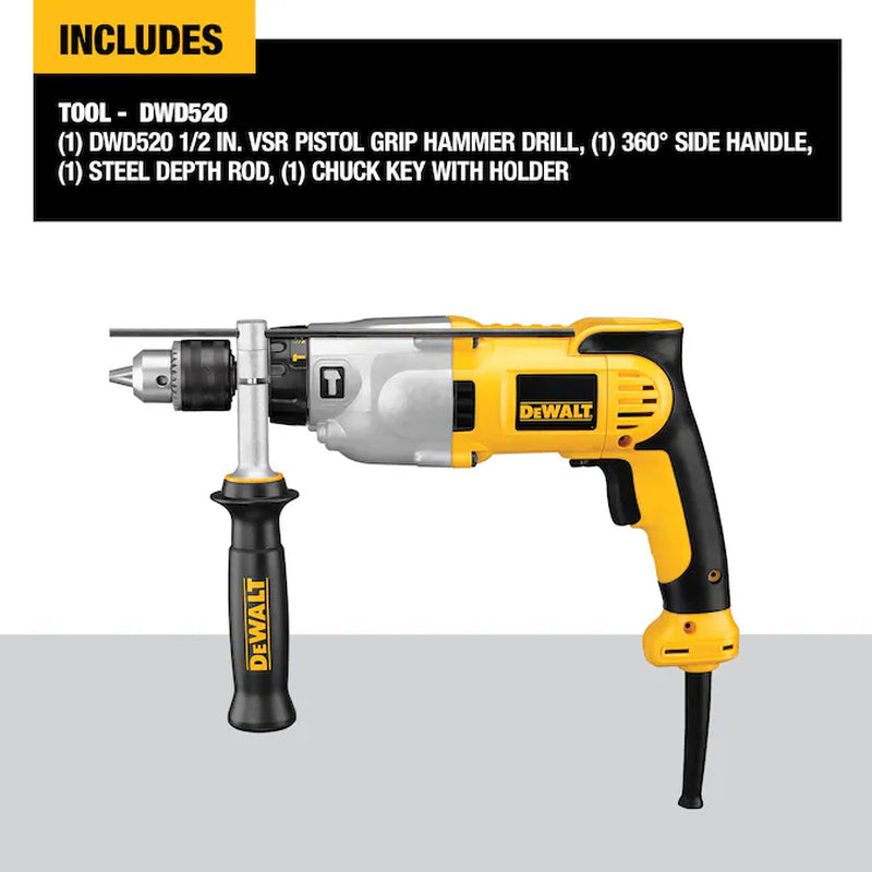 1/2-In 10 -Amp Variable Speed Hammer Drill