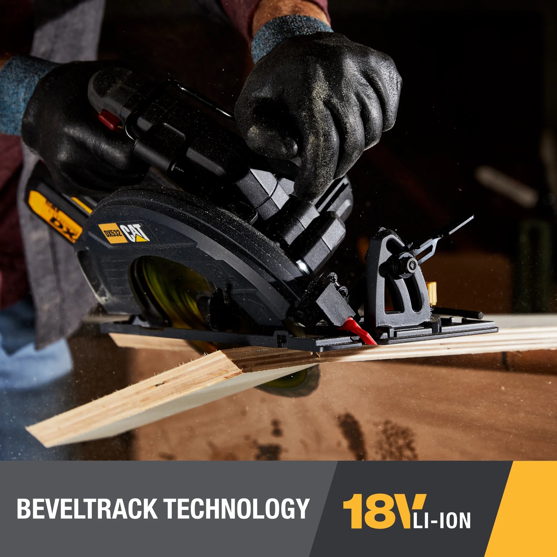 Caterpillar Cat® DX532 18V 1 for ALL 7-1/4” Cordless Circular Saw with Brushless Motor
